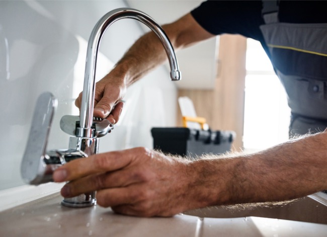 how to install a faucet