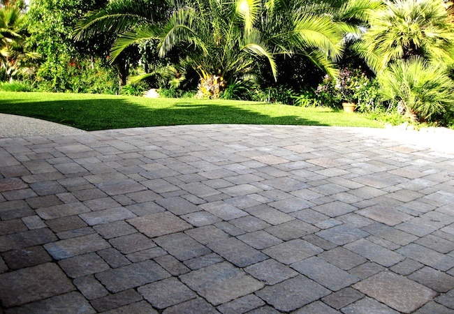 Installing Pavers - Installed