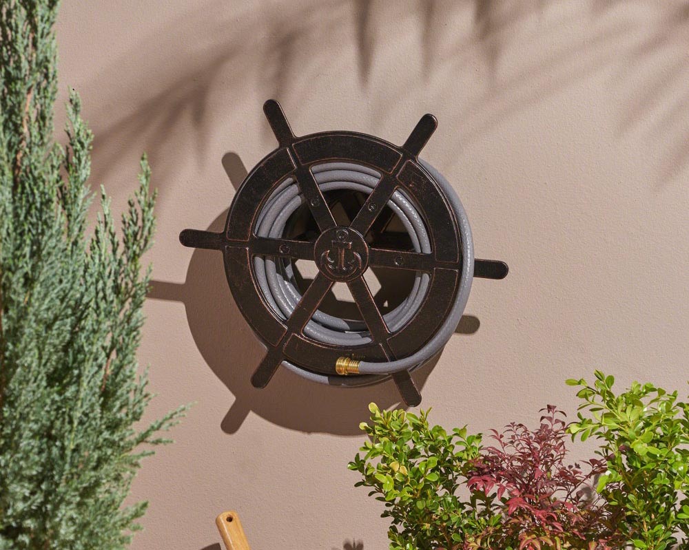 Garden Hose Storage Option Metal Wall Hose Holder