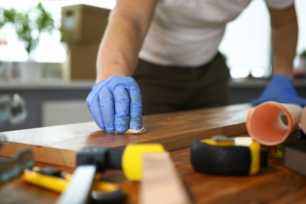 how to refinish cabinets