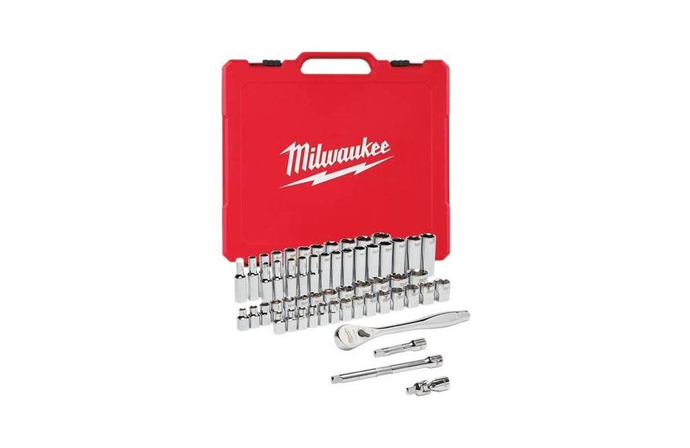 Holiday Gift Guide for Tool Lovers Option Milwaukee 56-Piece Socket Set