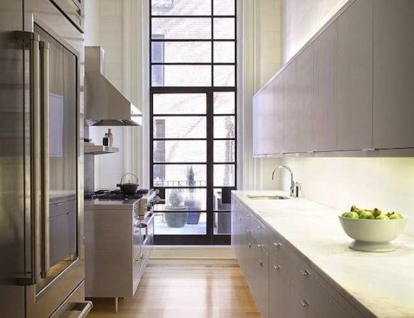 16 Gorgeous Galley Kitchens