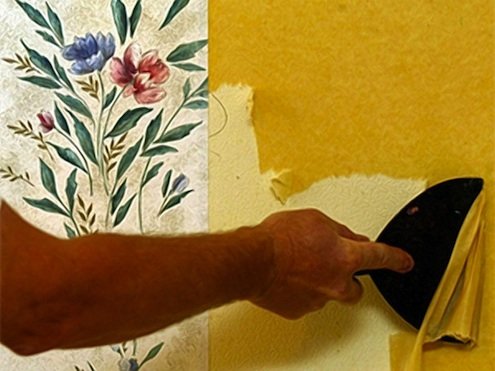 stripping wallpaper