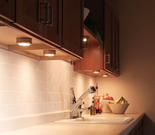 Under-Cabinet Lighting - Installed