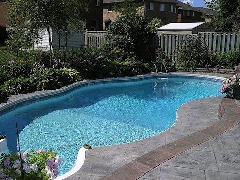 in-ground swimming pool