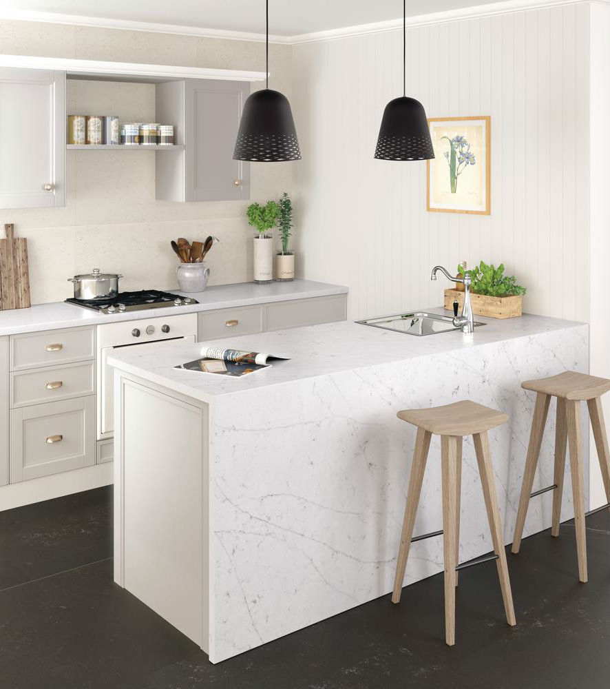 Engineered Stone Countertops: Silestone's Statuario