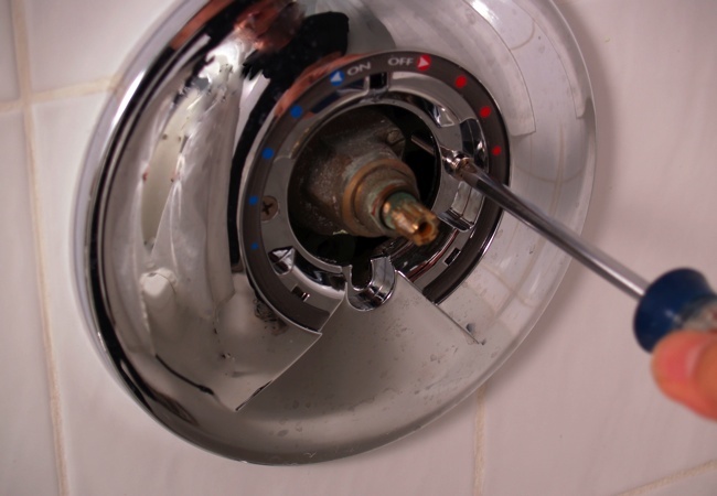 How to Install Shower Valve Trim - Screw Plate