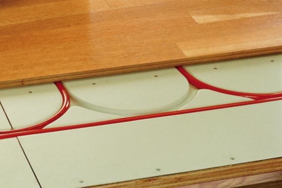 Warmboard radiant heat