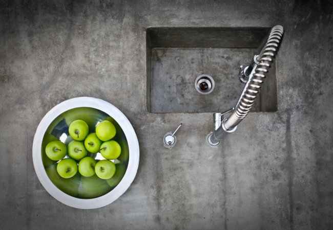 still life of a modernist sink.