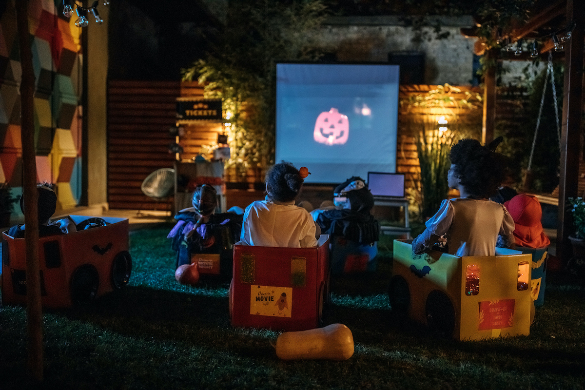 diy outdoor projector screens