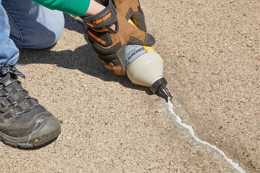 How to Fix Cracks in Concrete Driveways, Patios, and Sidewalks