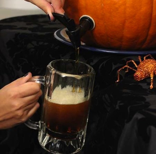 DIY Pumpkin Keg Idea