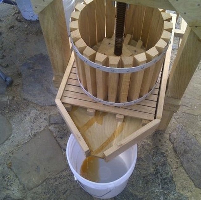 DIY Apple Cider Press