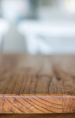 Renew Wood Finishes with Mineral Spirits - Table Detail