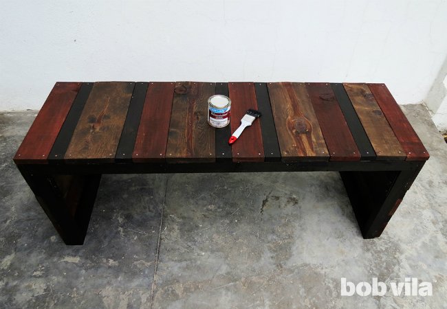 DIY Outdoor Bench - Step 10