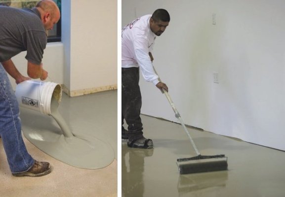 Leveling a Concrete Floor - Bob Vila