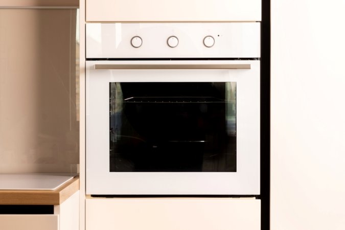 Modern clean oven.