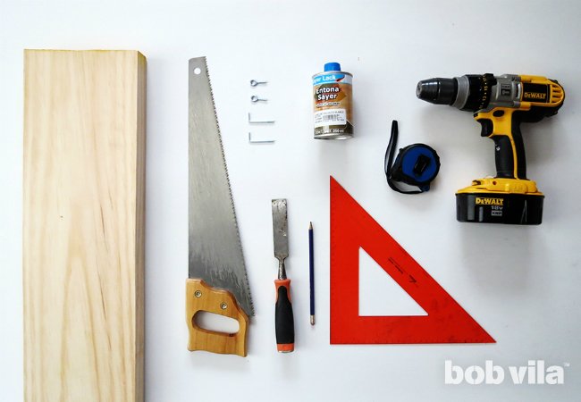 DIY Coat Rack - Supplies