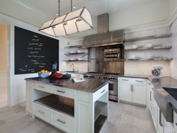 Stainless Steel Counters - Modern Kitchen