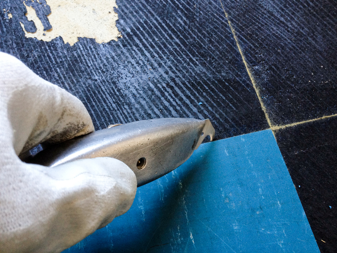 how to remove linoleum