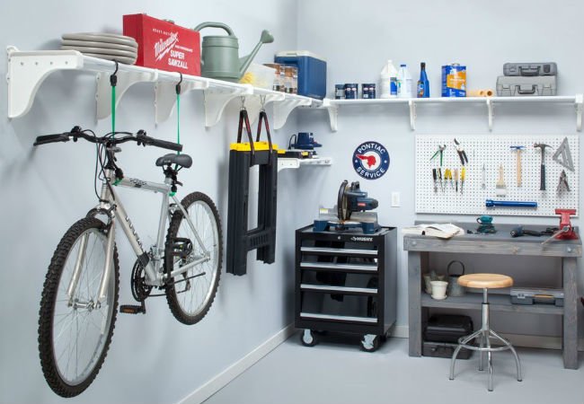 DIY Garage Shelves