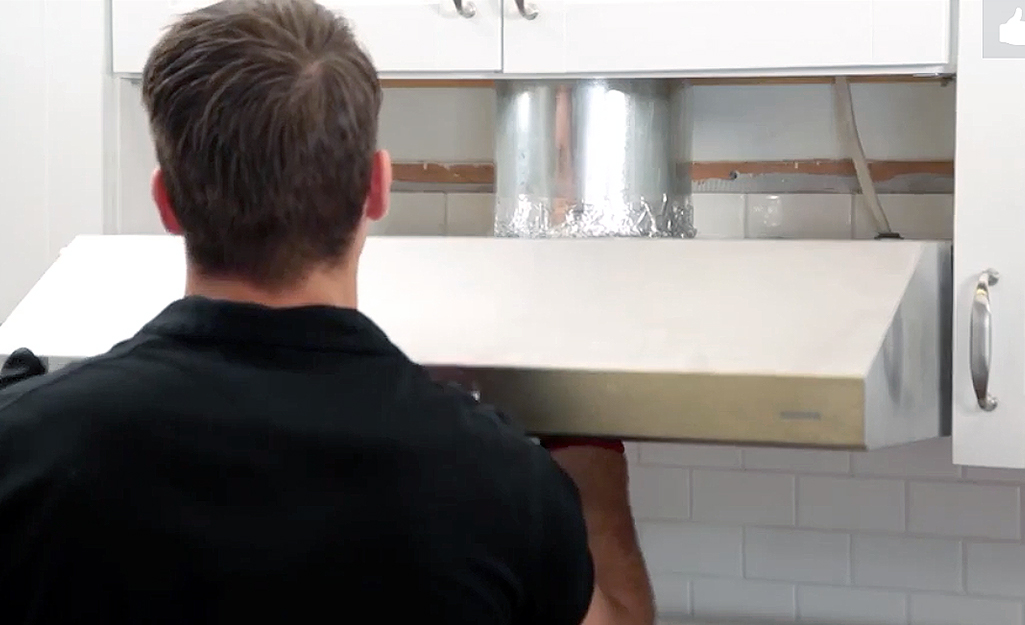 how to install a range hood