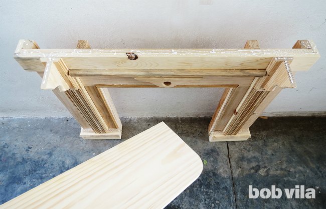 How to Build a Faux Fireplace - Step 5