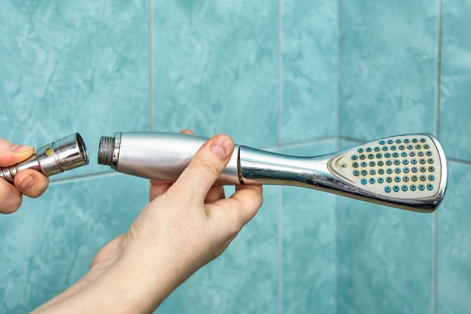 leaking shower head