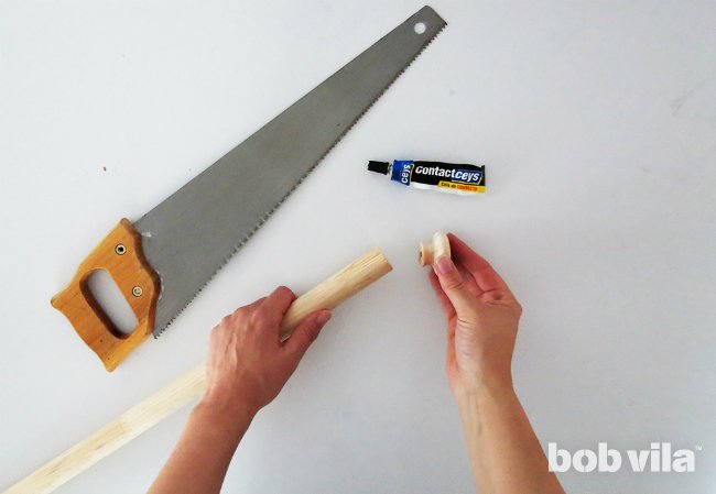 DIY Curtain Rods - Step 1