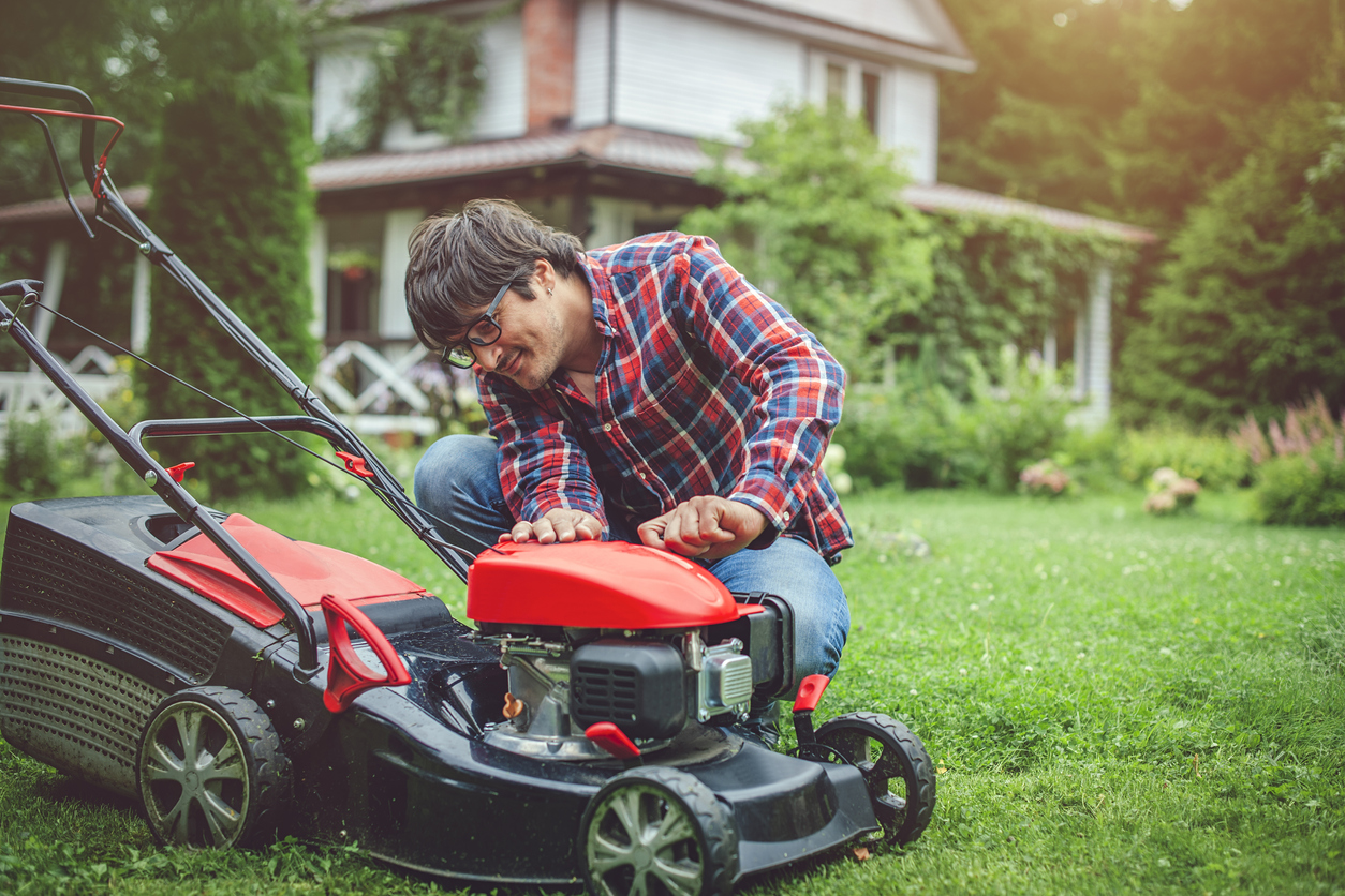 how to mow a lawn