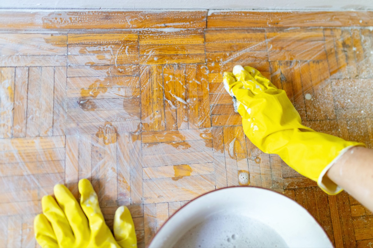 best way to clean hardwood floors