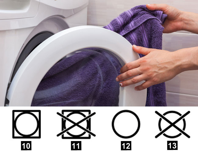 Laundry Symbols Meaning