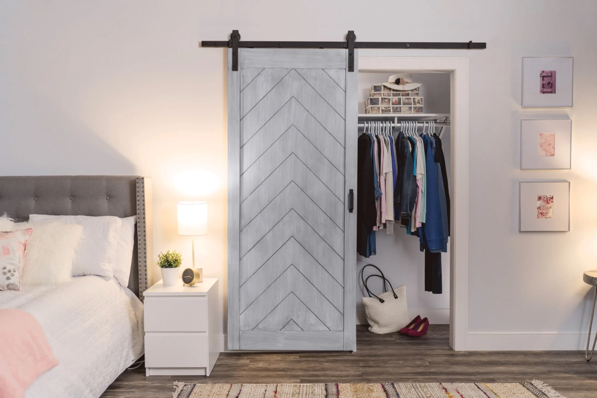 Closet barn door