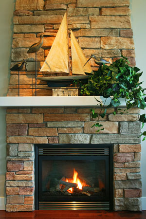 How to Clean a Stone Fireplace