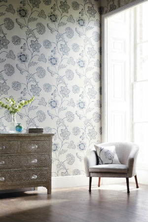 Fabric Wallpaper 101: When, Where, and How to Try This Temporary Wallpaper