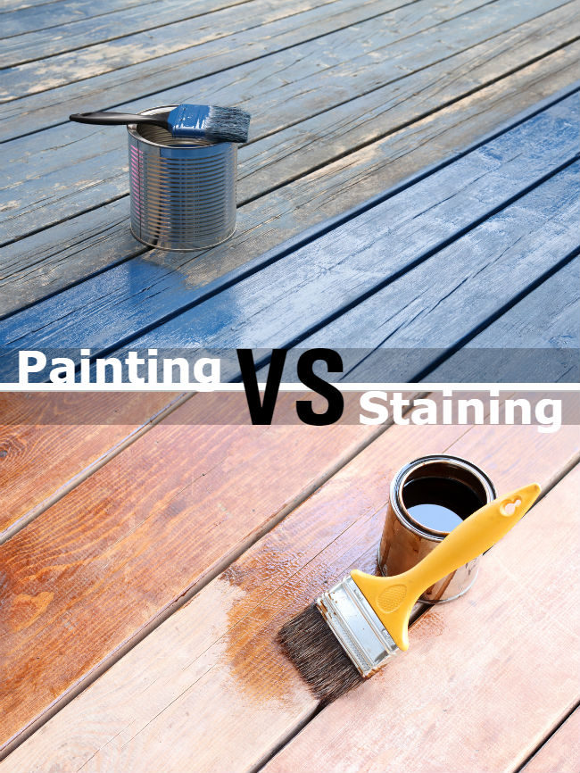 Painting vs Staining a Deck: The Better Finish for Your Structure