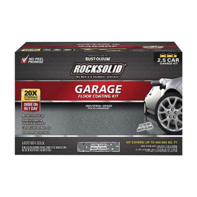 The Best Garage Floor Paint Option: Rust-Oleum RockSolid Garage Floor Coating