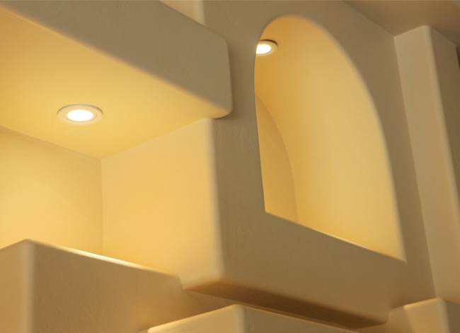 recessed lighting installation