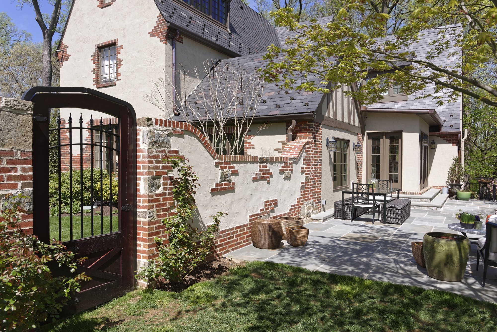 tudor style house kitchen mastersuite bathroom renovation