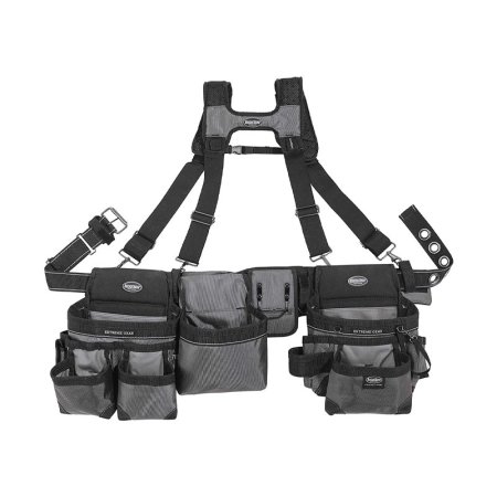  The Best Tool Belt Option: Bucket Boss 3 Bag Tool Belt with Suspenders 55135