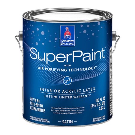  The Best Interior Paint Option Sherwin-Williams SuperPaint Interior Acrylic Latex