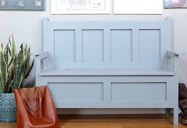 20 Incredible Ideas for a DIY Storage Bench