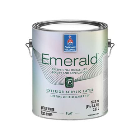  The Sherwin-Williams Emerald Exterior Paint on a white background