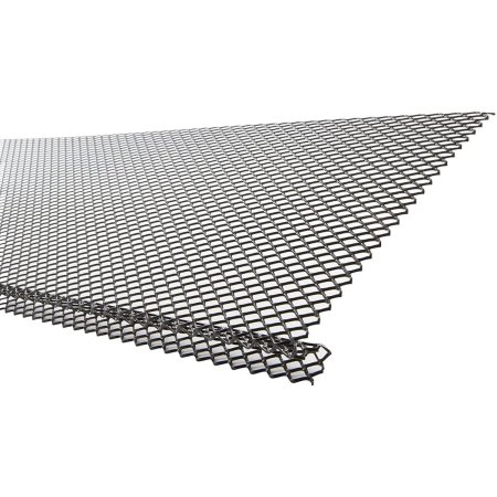  The Amerimax Lock-In Metal Mesh Gutter Guard on a white background.