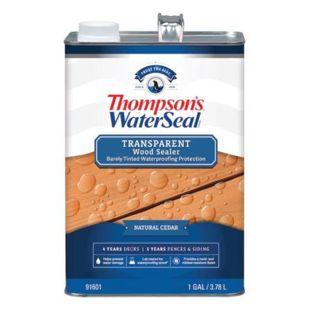  Thompson’s WaterSeal Transparent Waterproofing Stain on a white background
