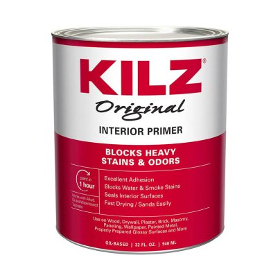 The Kilz Original Interior Primer on a white background.