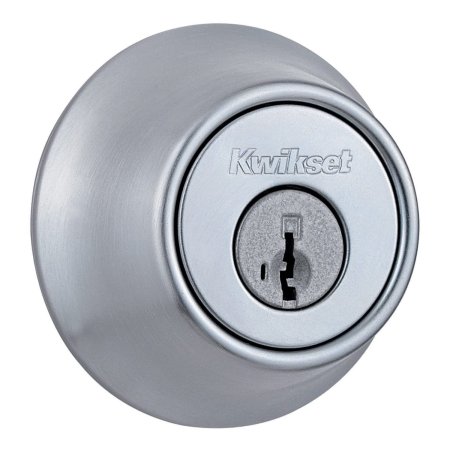  The Kwikset 660 Keyed Deadbolt With SmartKey on a white background.