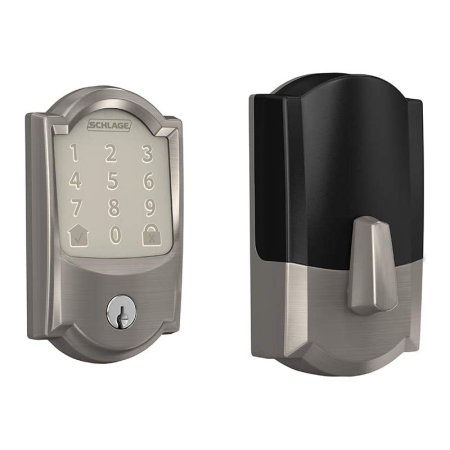  The Schlage Encode Smart Wi-Fi Deadbolt on a white background.