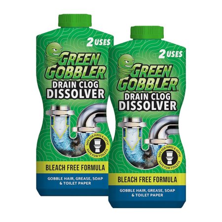  The Best Drain Cleaner Option Green Gobbler Liquid Drain Clog Dissolver