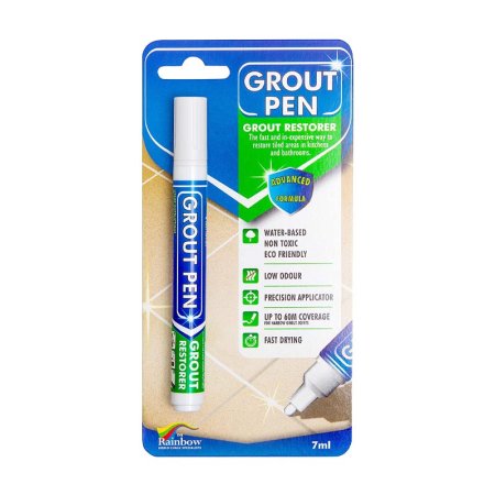  The Best Grout Sealer Option: Rainbow Chalk Markers Grout Pen White Tile